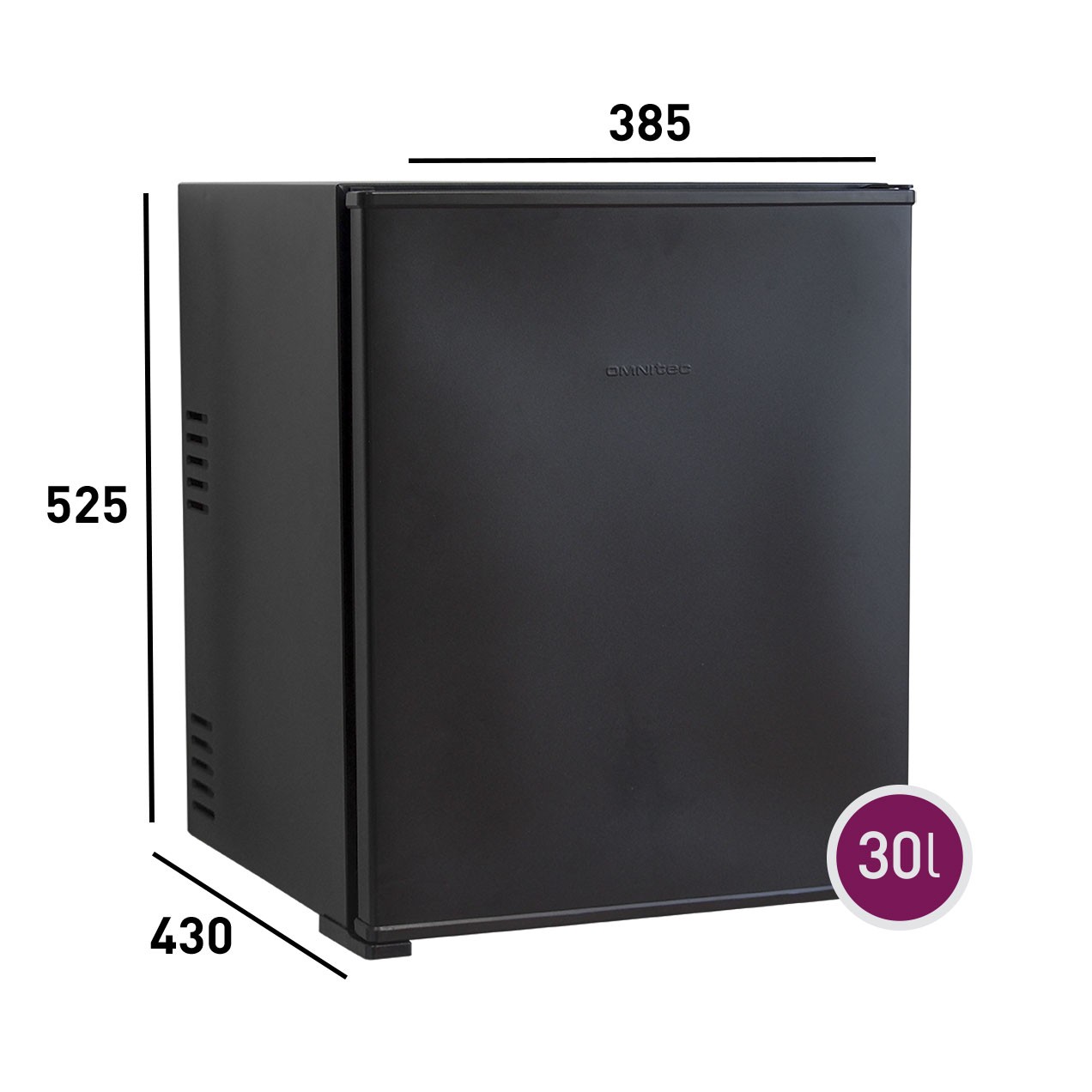 Dimensiones minibar Pure N 30 litros